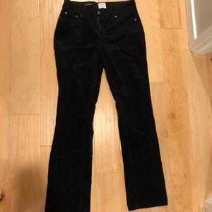 Black corduroy jeans